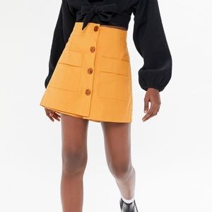 Finders Keepers Jada Button-Front Skort